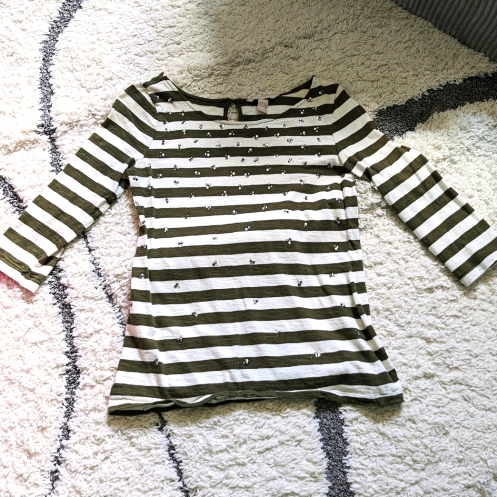 SALE! ⭐J Crew top 3/4 sleeve - Picture 1 of 4
